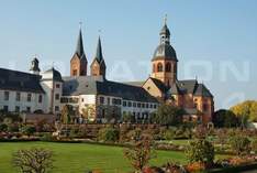 Klostercafe Seligenstadt in der ehem. Benediktinerabtei - Kloster in Seligenstadt